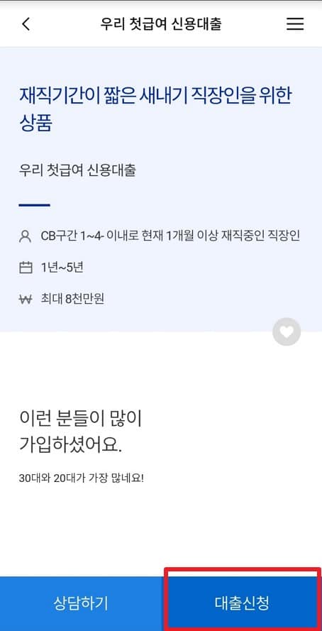 대출 신청