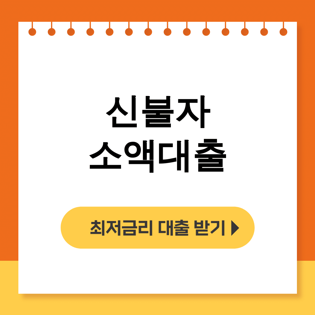 신불자 소액대출