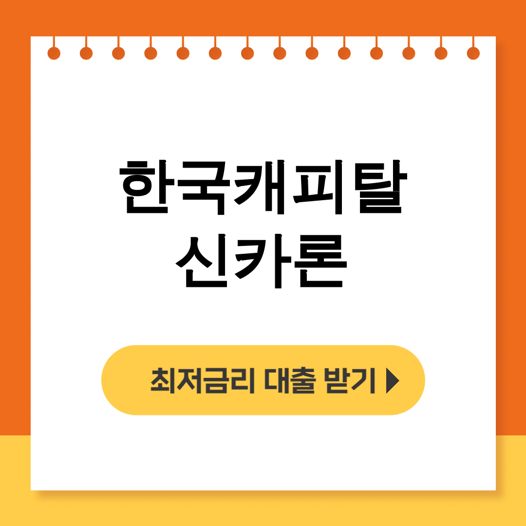 한국캐피탈 신카론